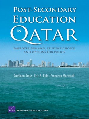 cover image of Post-Secondary Education in Qatar